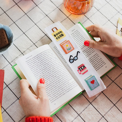 Cotton Clara Bookish Bookmark Cross Stitch Kit