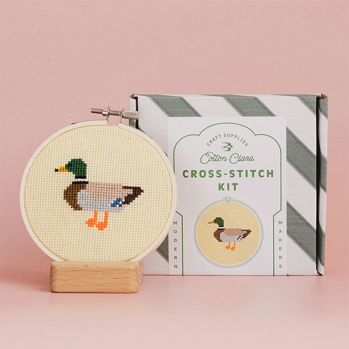Cotton Clara Duck Cross Stitch Kit