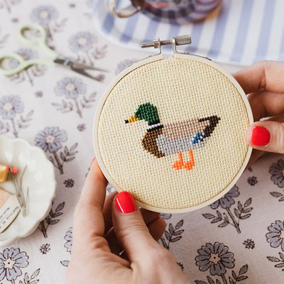 Cotton Clara Duck Cross Stitch Kit