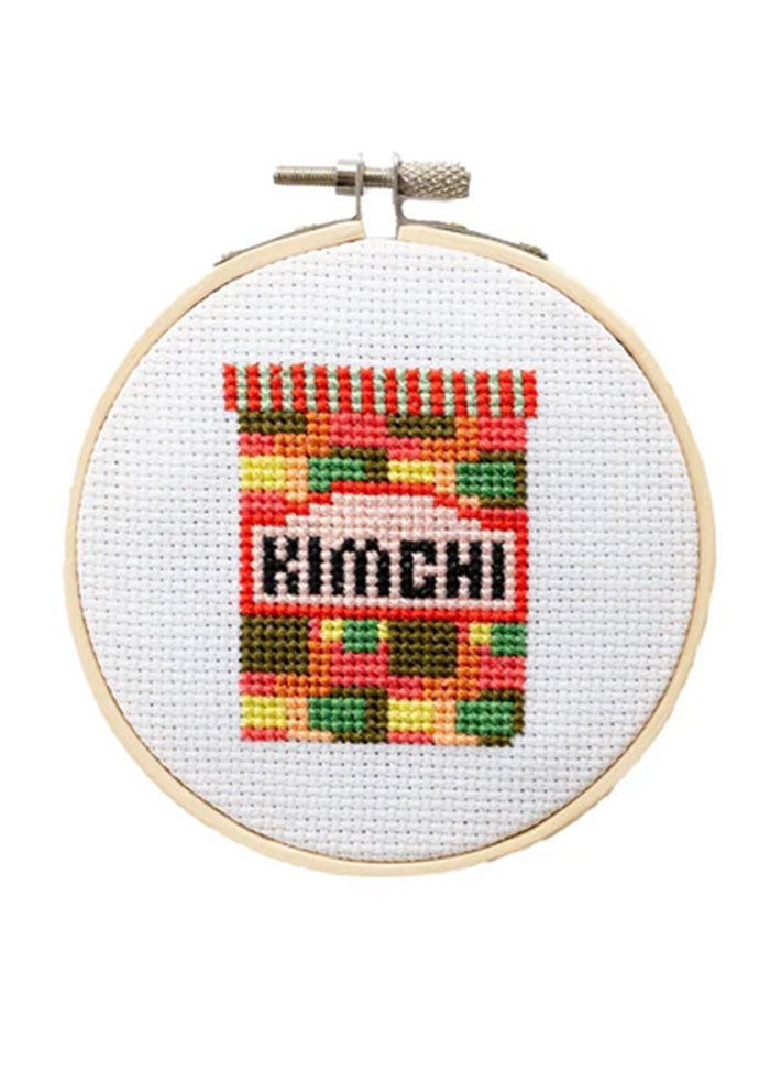 Cotton Clara Kimchi Cross Stitch Kit
