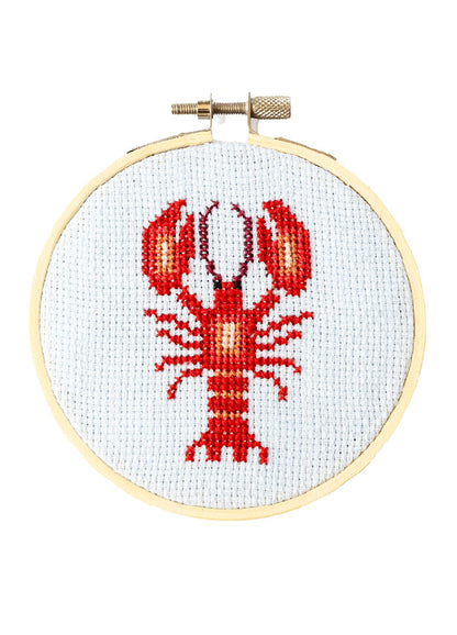 Cotton Clara Lobster Cross Stitch Kit