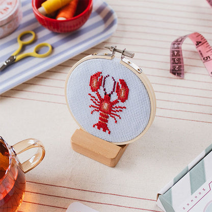 Cotton Clara Lobster Cross Stitch Kit