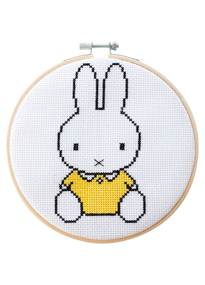 Cotton Clara Miffy Yellow Cross Stitch Kit