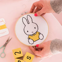 Cotton Clara Miffy Yellow Cross Stitch Kit