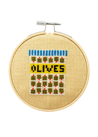 Cotton Clara Olives Cross Stitch Kit