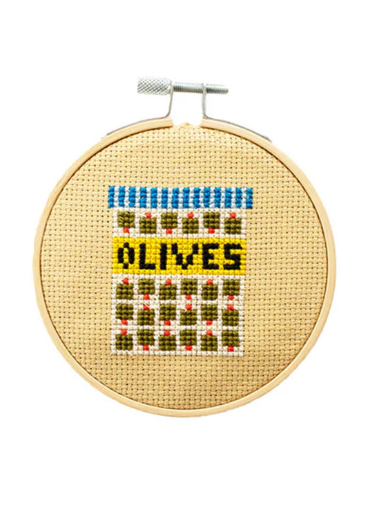 Cotton Clara Olives Cross Stitch Kit