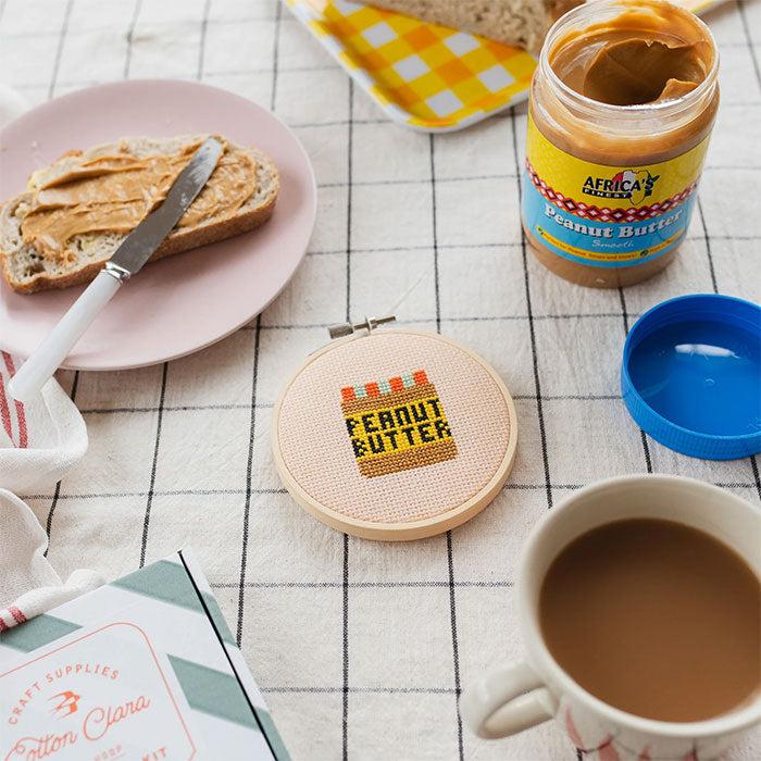 Cotton Clara Peanut Butter Cross Stitch Kit