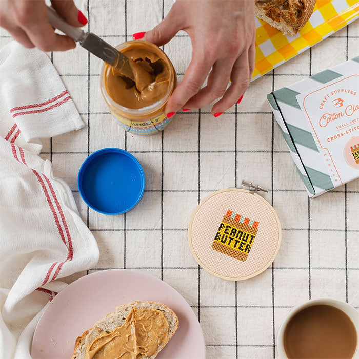 Cotton Clara Peanut Butter Cross Stitch Kit
