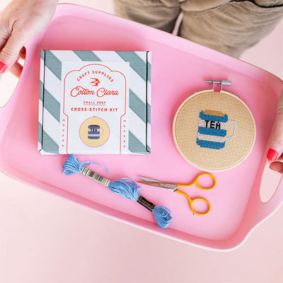 Cotton Clara Tea Cross Stitch Kit