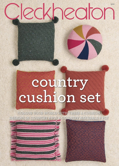 Cleckheaton Country Cushion Set Pattern Book