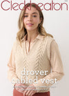 Cleckheaton Drover Cabled Vest Pattern