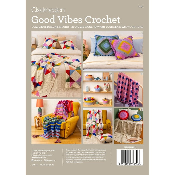 Cleckheaton Good Vibes Crochet Pattern Book