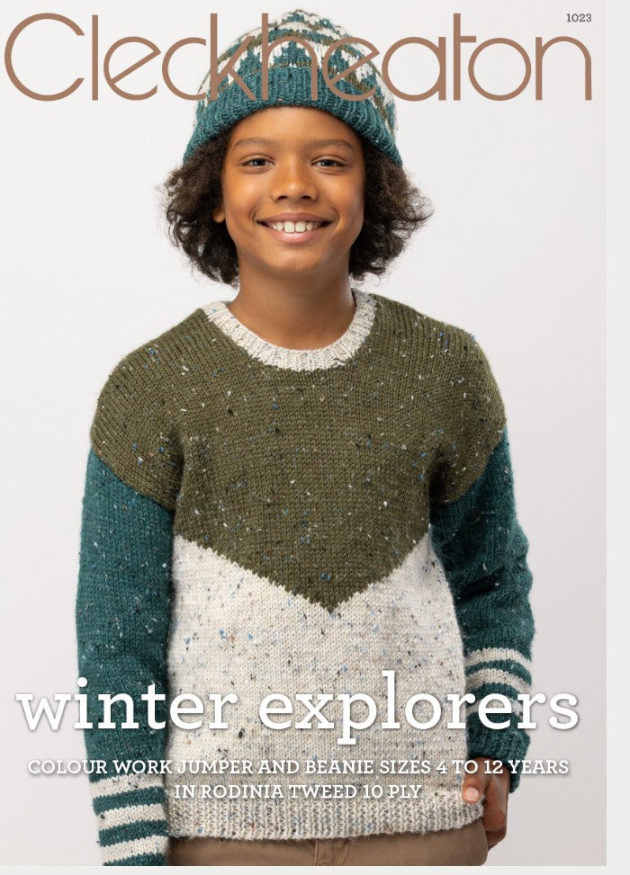Cleckheaton Winter Explorers Jumper & Beanie Pattern