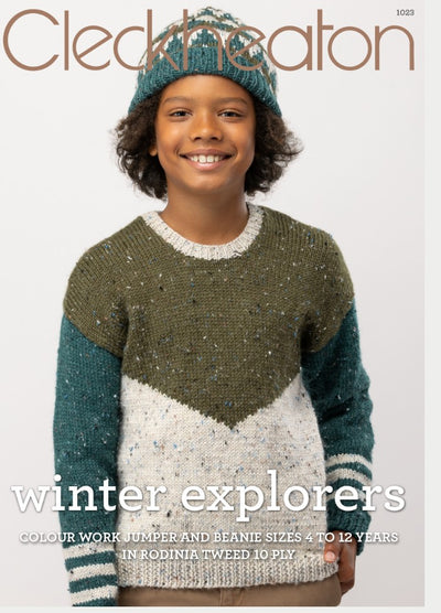 Cleckheaton Winter Explorers Jumper & Beanie Pattern
