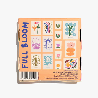 KYLIE AND THE MACHINE FULL BLOOM | Claire Ritchie x KATM Collaboration Sew-in Labels