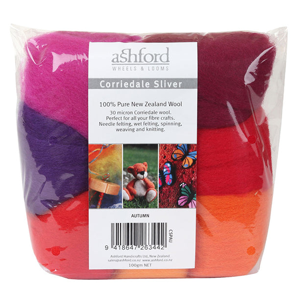 Ashford Corriedale Sliver Pack