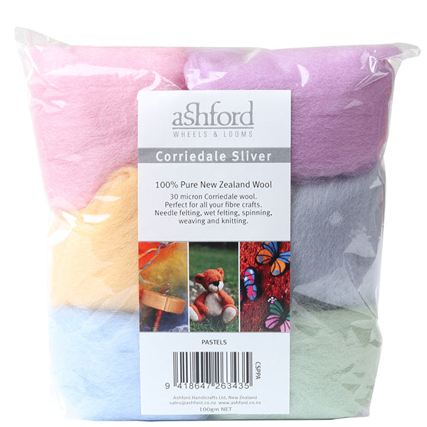 Ashford Corriedale Sliver Pack
