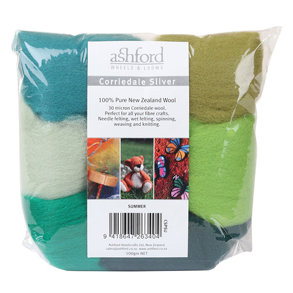 Ashford Corriedale Sliver Pack