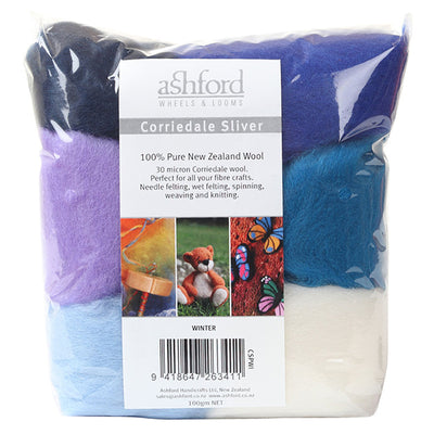 Ashford Corriedale Sliver Pack