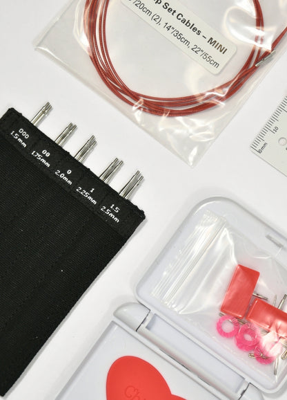 ChiaoGoo TWIST Red Lace Interchangeable Set 4" (10cm) – Mini