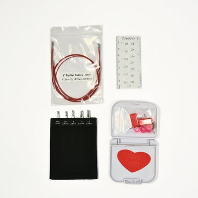 ChiaoGoo TWIST Red Lace Interchangeable Set 4" (10cm) – Mini