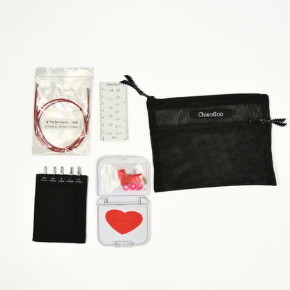 ChiaoGoo TWIST Red Lace Interchangeable Set 4" (10cm) – Mini