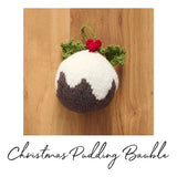 Patons Christmas Pudding Ornament