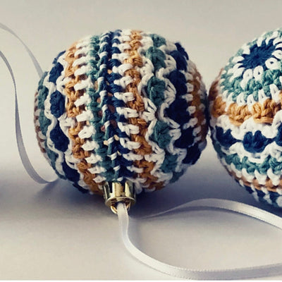 SophieandYarn Designs Crochet Christmas Baubles Digital Pattern