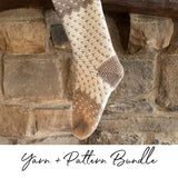 Christmas Eve Crochet Stockings Bundle - Yarn and Digital Pattern