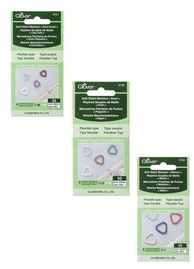 Clover Soft Triangle Stitch Markers