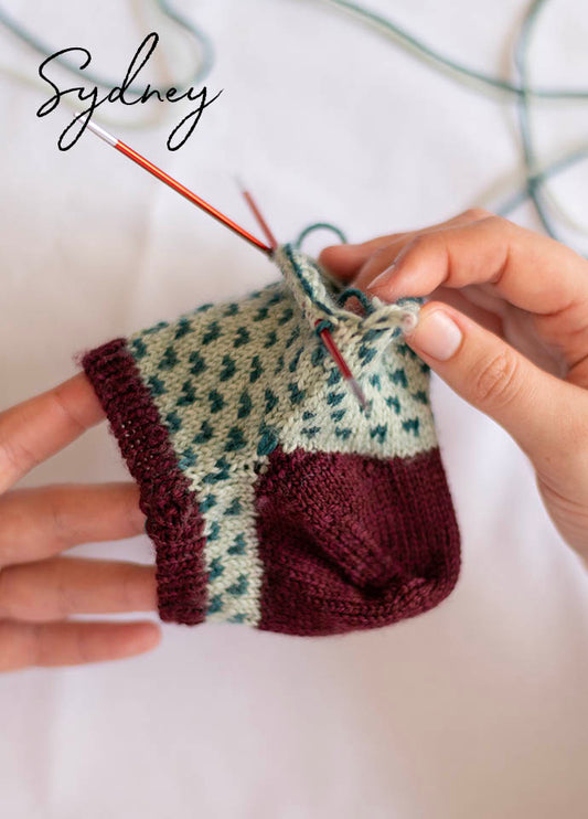 Colourwork Socks - SYDNEY