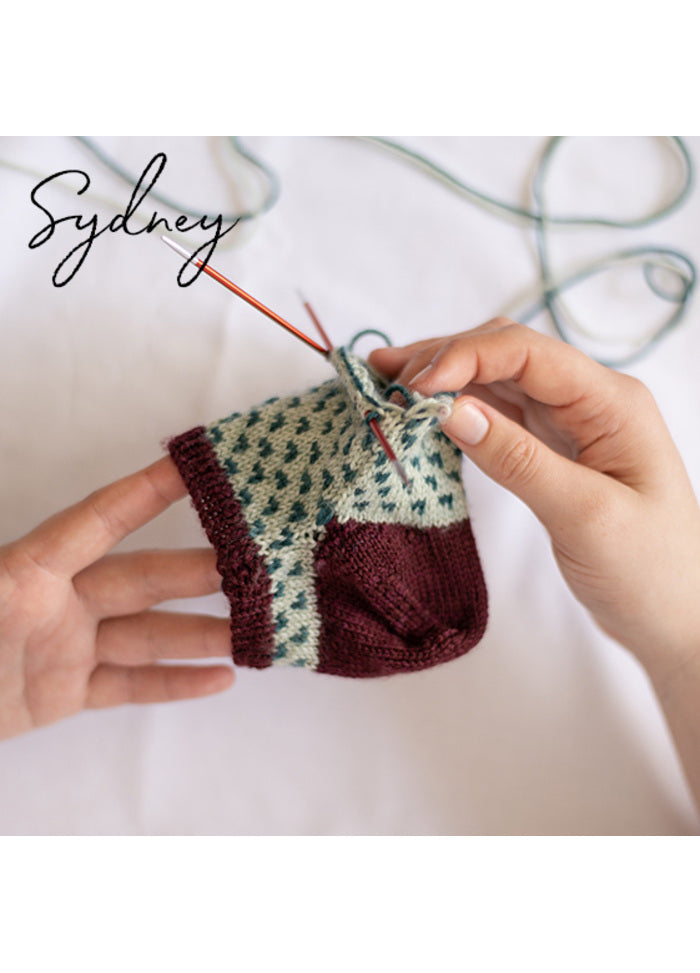 Colourwork Socks - SYDNEY