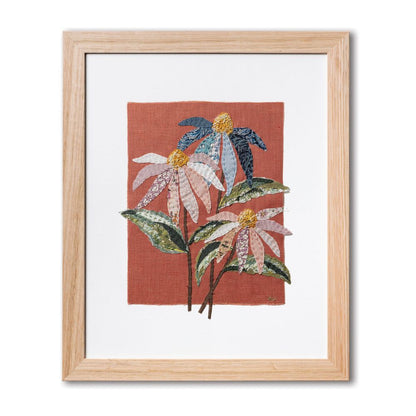 Wattle & Loop Coneflower Slow Stitching Kit