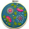 Corinne Lapierre Tropical Flowers Felt Appliqué Hoop Kit