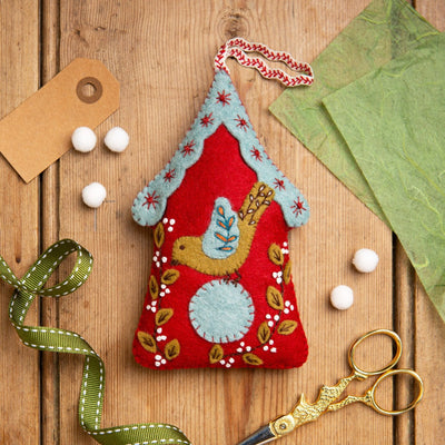Corinne Lapierre Folk Birdhouse Felt Craft Mini Kit