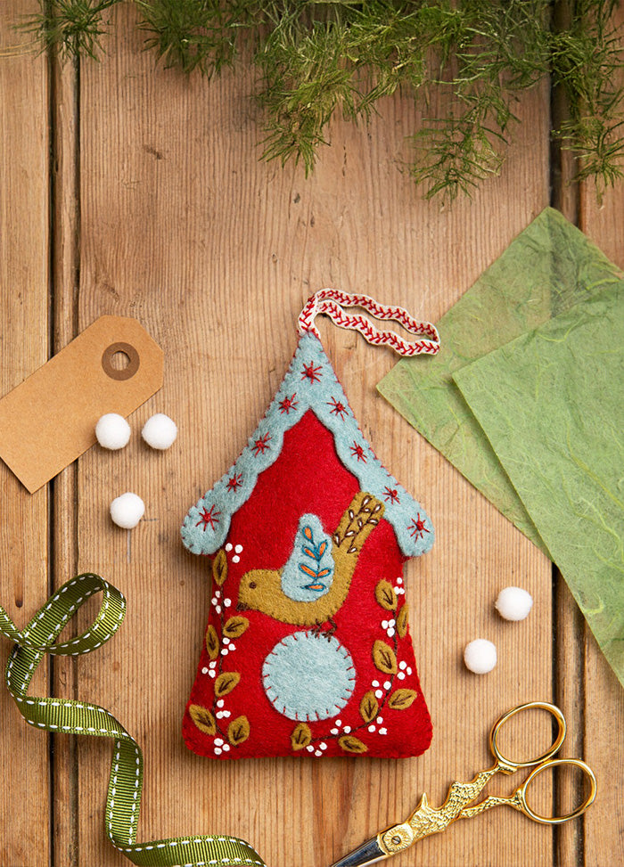 Corinne Lapierre Folk Birdhouse Felt Craft Mini Kit