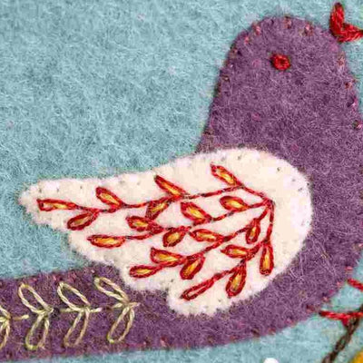 Corinne Lapierre Dawn Chorus Felt Appliqué Hoop Kit