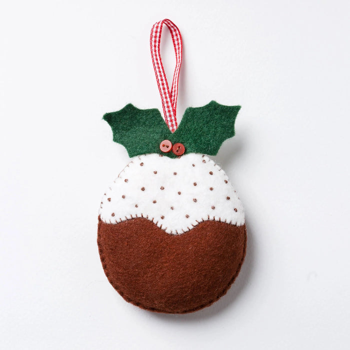 Corinne Lapierre Christmas Pudding Felt Craft Mini Kit