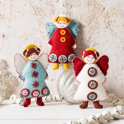 Scandinavian Angels by Corinne Lapierre - Felt Craft Kit