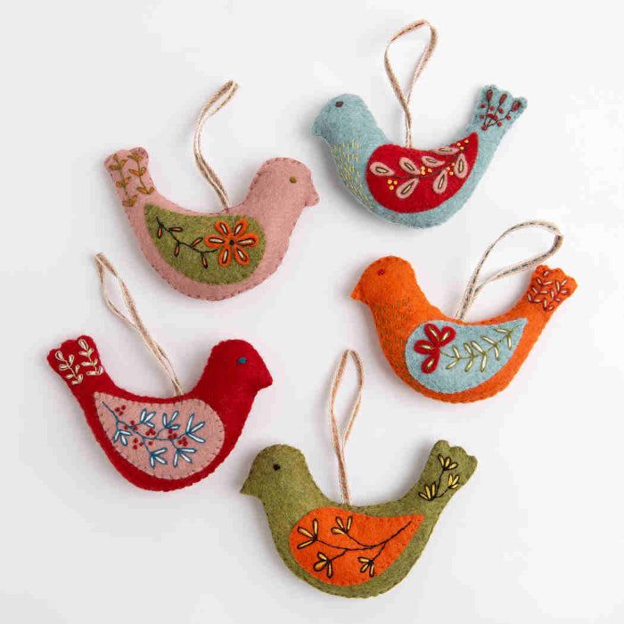 Corinne Lapierre Folk Birds Felt Craft Kit