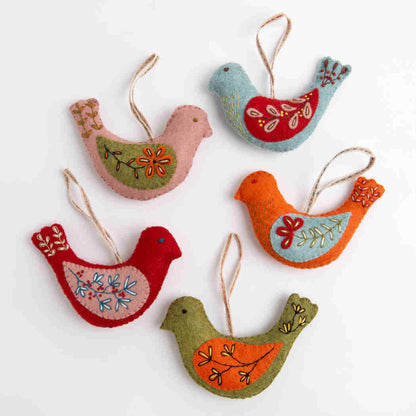 Corinne Lapierre Folk Birds Felt Craft Kit