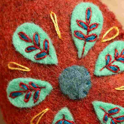 Corinne Lapierre Folk Embroidered Dog Felt Craft Mini Kit