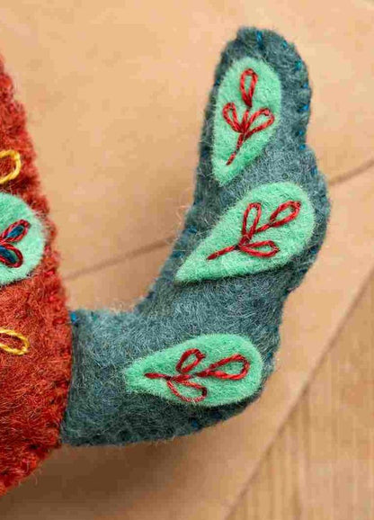 Corinne Lapierre Folk Dog Felt Craft Mini Kit