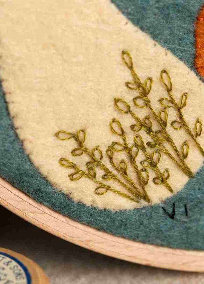 Corinne Lapierre Fungi Applique Hoop Craft Kit