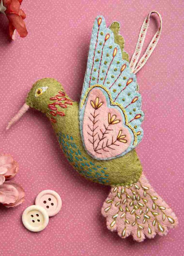Corinne Lapierre Hummingbird Felt Craft Mini Kit | Morris & Sons