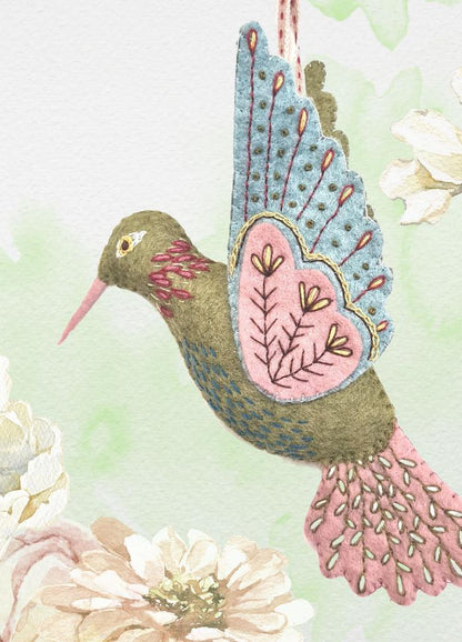 Corinne Lapierre Hummingbird Felt Craft Mini Kit