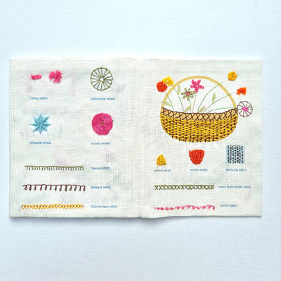 Corinne Lapierre Mouse Embroidery Sampler Book Kit