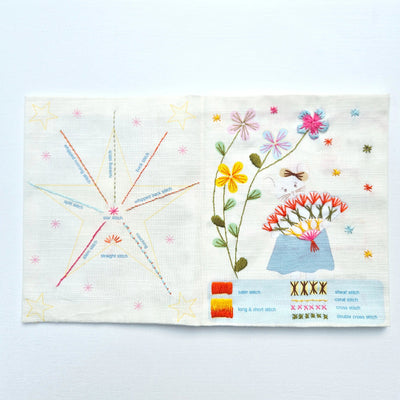 Corinne Lapierre Mouse Embroidery Sampler Book Kit