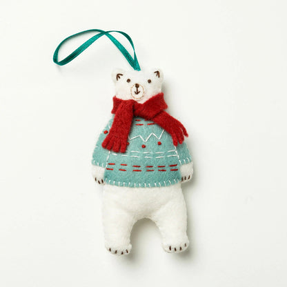 Corinne Lapierre Polar Bear Felt Craft Mini Kit
