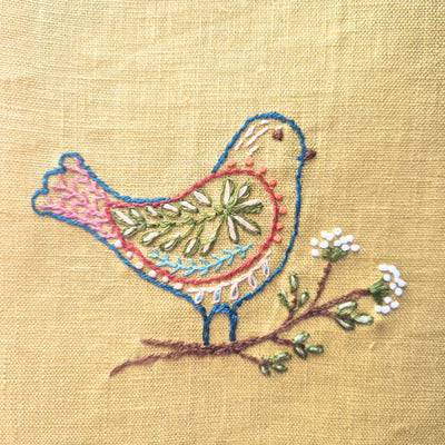 Corinne Lapierre Folk Birds Stick and Stitch Embroidery Designs